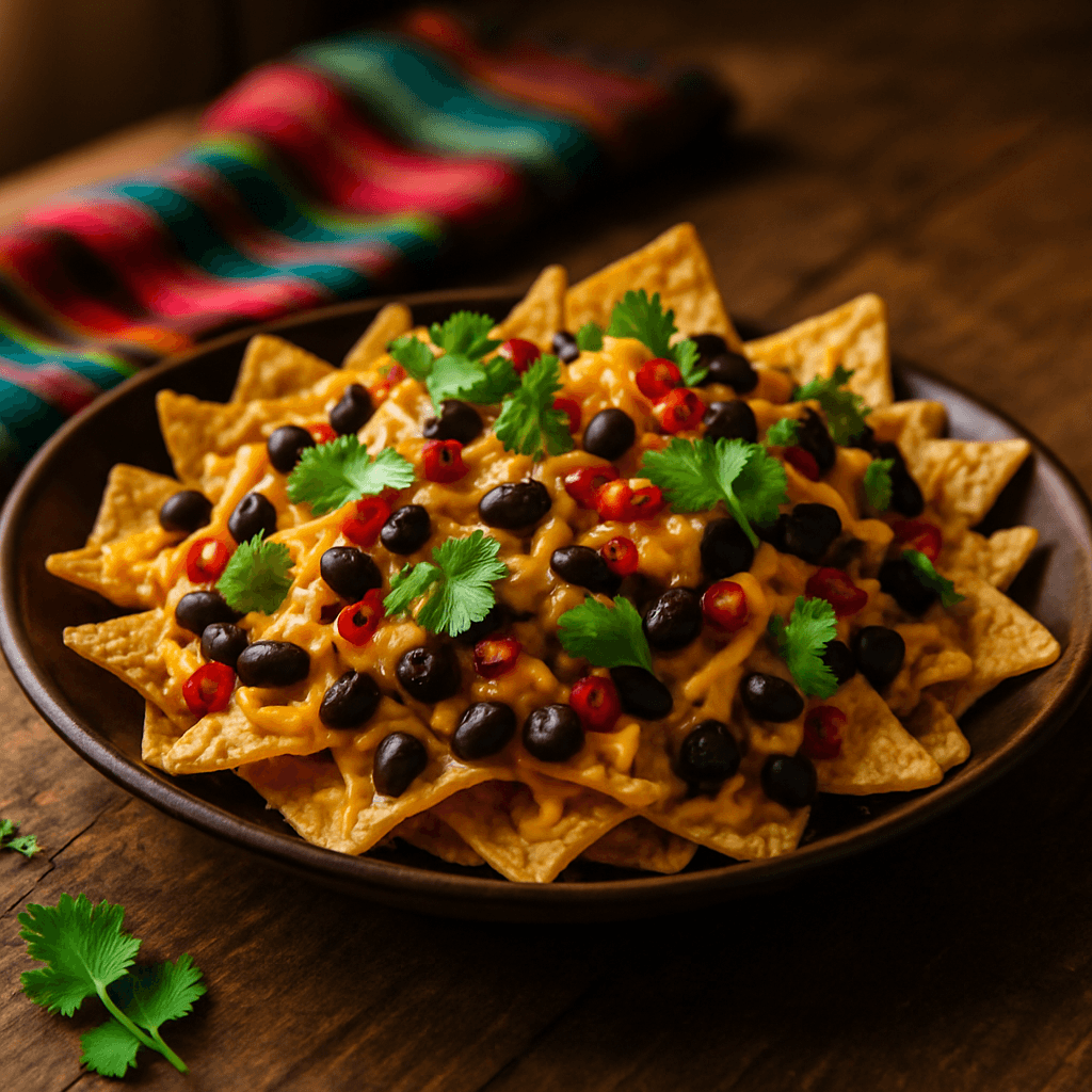 Spicy Vegetarian Nachos