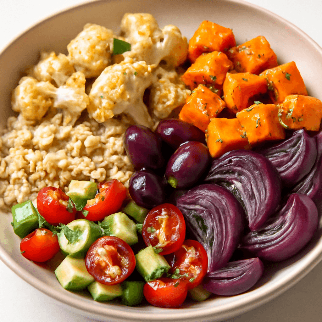 Vibrant Quinoa & Roasted Vegetable Bowl